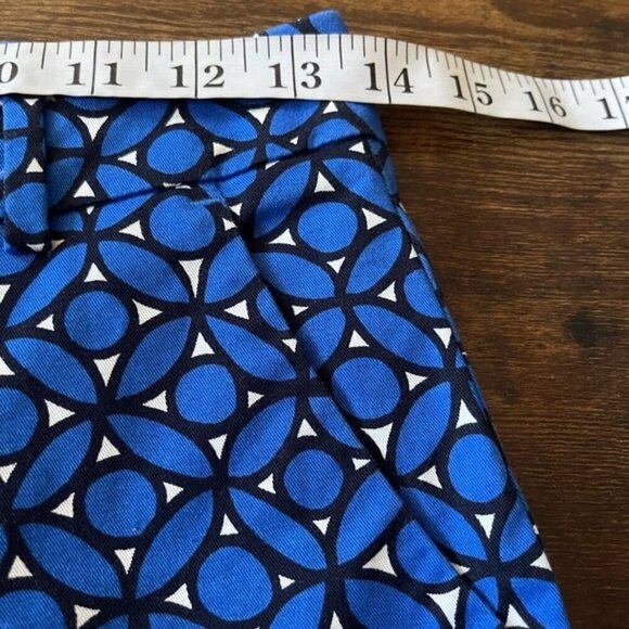 Weekend Max Mara FITW13 Stretch Slim-Fit Cigarette ankle Pants Size 4 floral - Picture 8 of 11